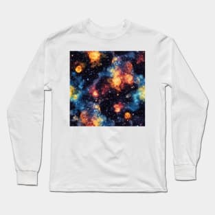 Deep Outer Space Pattern 1 Long Sleeve T-Shirt